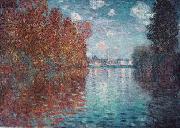 Claude Monet Autumn at Argenteuil China oil painting reproduction